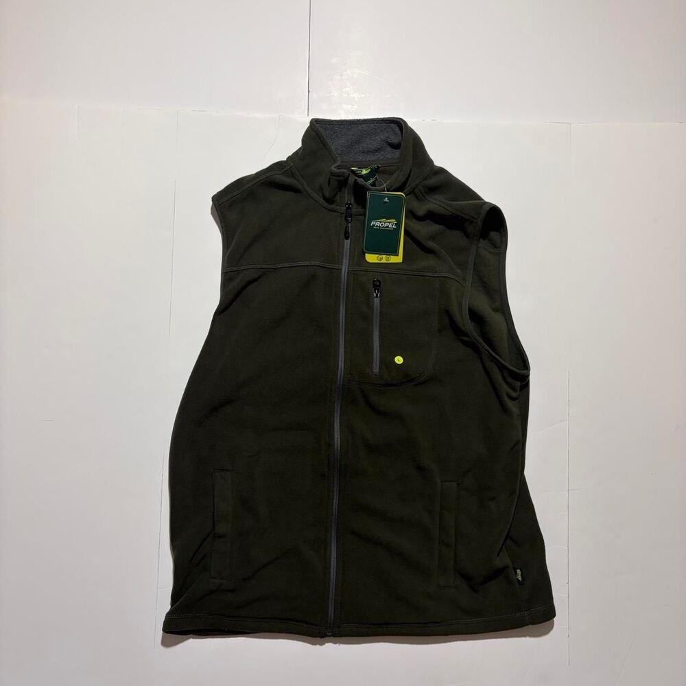 Unbranded Men's Green and Khaki Gilet